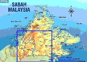 carte de Sabah