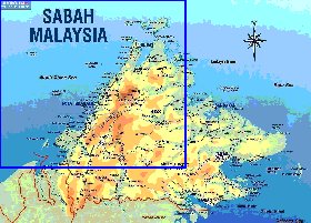 carte de Sabah