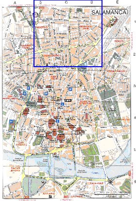 mapa de Salamanca