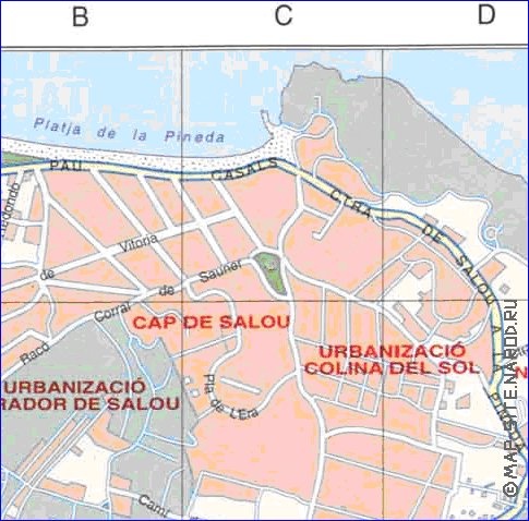 carte de Salou