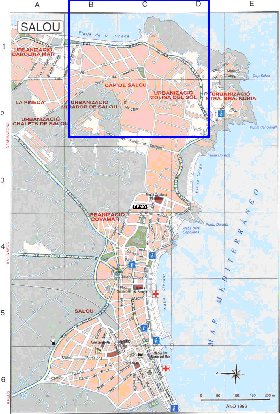 carte de Salou