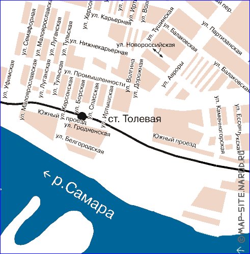 mapa de Samara