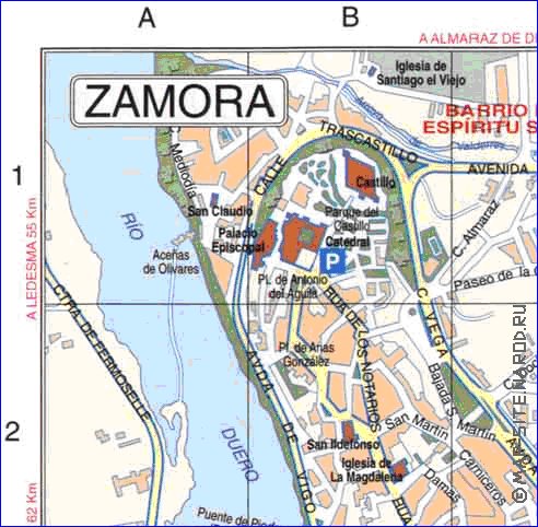 carte de Zamora