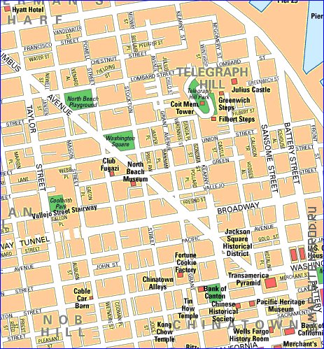 mapa de Sao Francisco