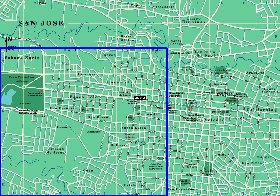 mapa de San Jose