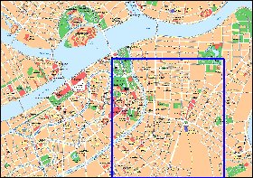 carte de Saint-Petersbourg en anglais