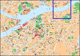 carte de Saint-Petersbourg en anglais