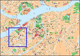mapa de Sao Petersburgo em ingles