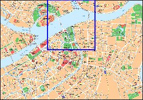 carte de Saint-Petersbourg en anglais