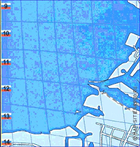 Transport carte de Saint-Petersbourg