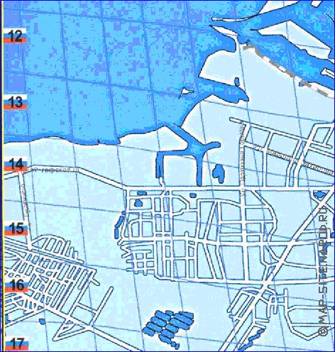 Transport carte de Saint-Petersbourg