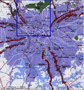 carte de Sao Paulo en portugais