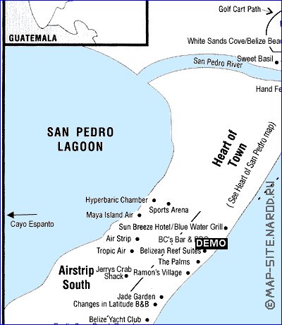 carte de San Pedro