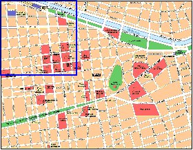 mapa de Santiago do Chile