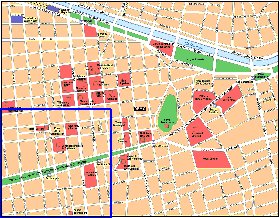 mapa de Santiago do Chile