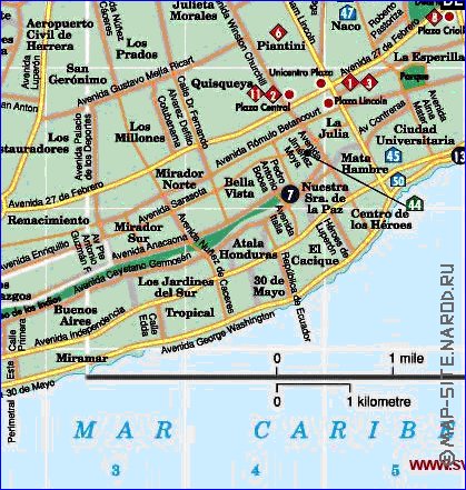 carte de Saint-Domingue