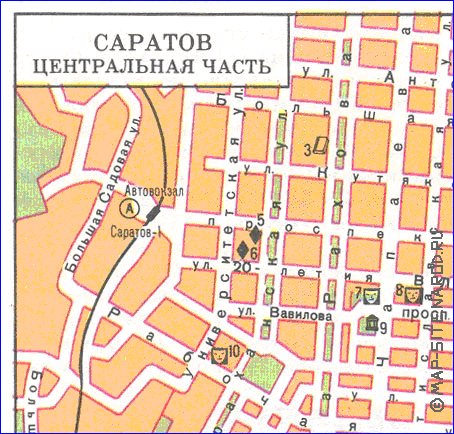 carte de Saratov