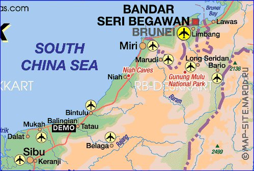 carte de Sarawak