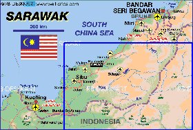 carte de Sarawak