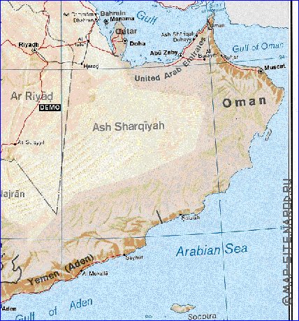 Administrativa mapa de Arabia Saudita em ingles