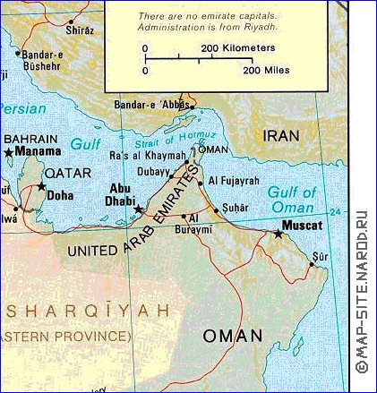 Administrativa mapa de Arabia Saudita