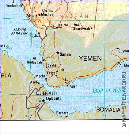 Administrativa mapa de Arabia Saudita