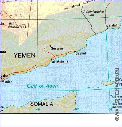 Administrativa mapa de Arabia Saudita