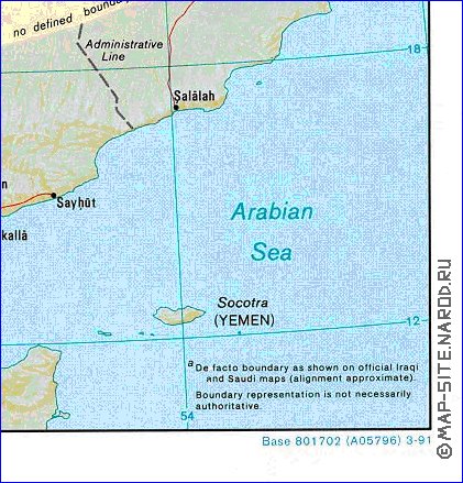 Administrativa mapa de Arabia Saudita