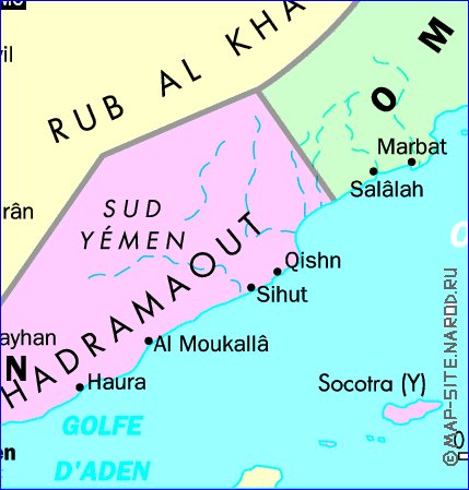 mapa de Arabia Saudita em frances