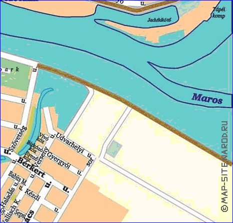 carte de Szeged