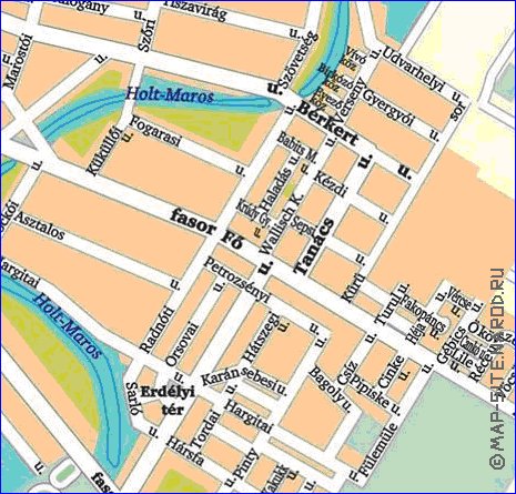 carte de Szeged