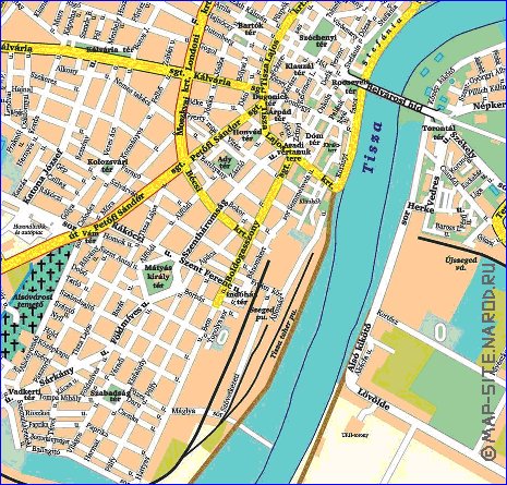 carte de Szeged