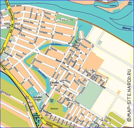 carte de Szeged