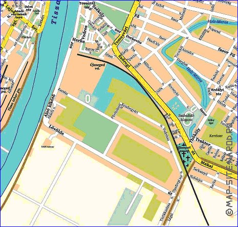 carte de Szeged