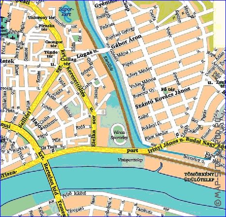 carte de Szeged