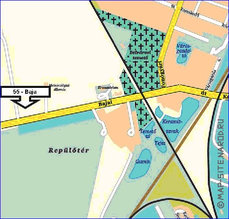 carte de Szeged