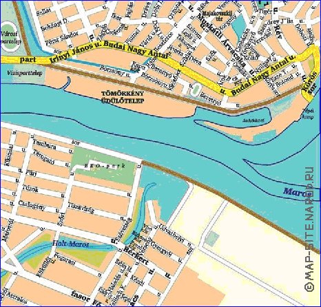 carte de Szeged