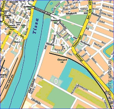 carte de Szeged