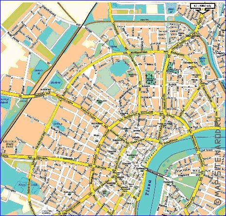 carte de Szeged