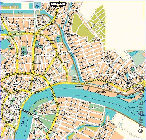 carte de Szeged