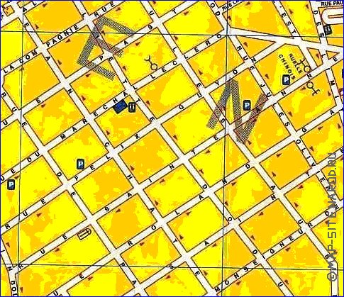 mapa de Saint-Denis