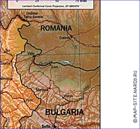 Administrativa mapa de Servia