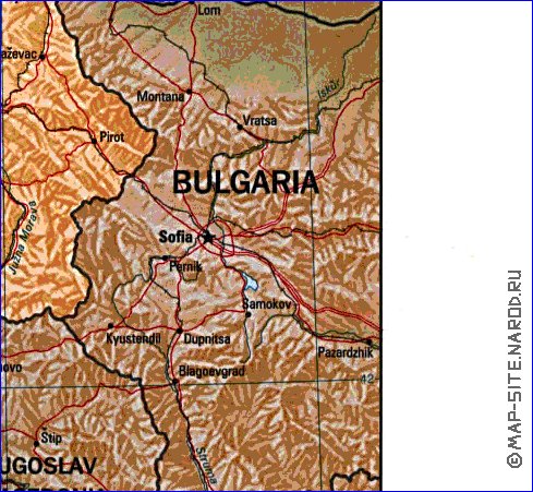 Administrativa mapa de Servia