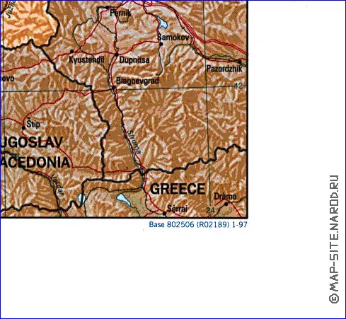 Administrativa mapa de Servia