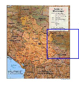 Administrativa mapa de Servia