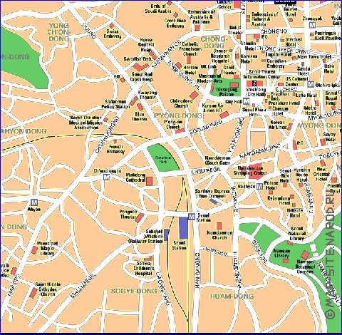 carte de Seoul