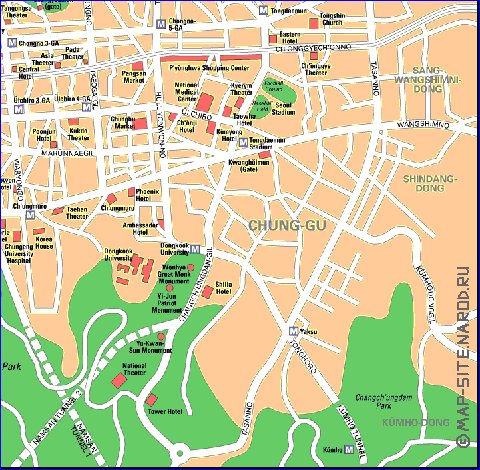 carte de Seoul