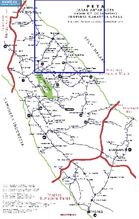 mapa de Sumatera Utara