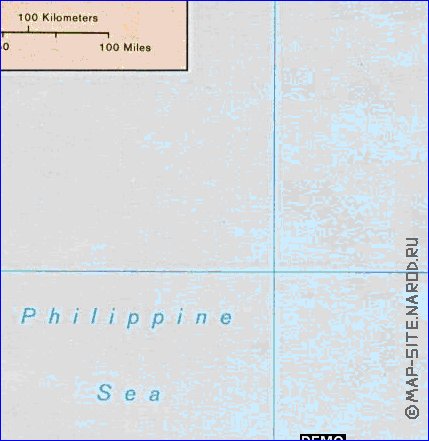 mapa de Marianas Setentrionais