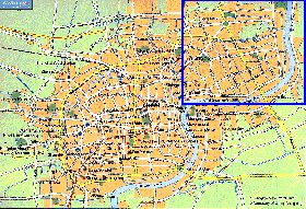 mapa de Xangai em ingles